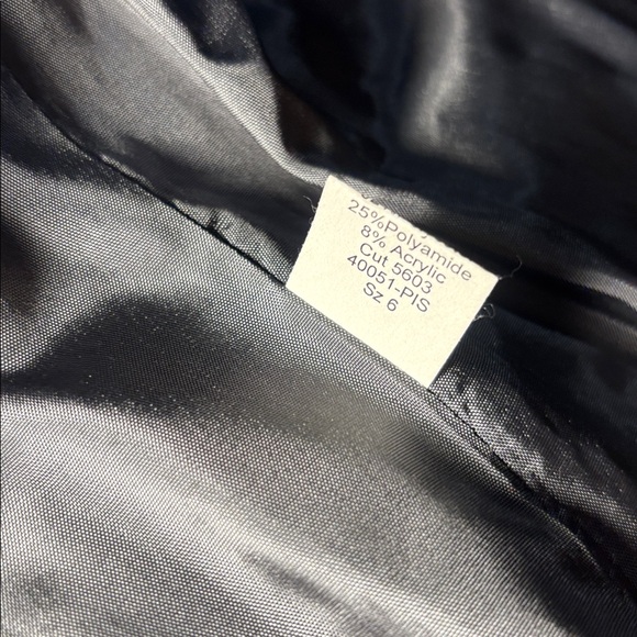 Emil Rutenberg vintage wool tweed tan cropped three button blazer women’s 6 - Picture 10 of 15